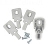 Legrand - 4x Pattes de fixation - pour coffrets xl³ 125 - Réf : 401856