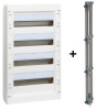 Legrand - Coffret de distribution 72 modules - 4 rangées de 18M + peigne vertical - XL3 125 - 401614+405005