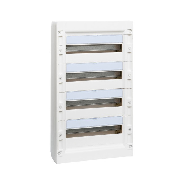 Legrand - Coffret de distribution 72 modules - 4 rangées de 18M + peigne vertical - XL3 125 - 401614+405005