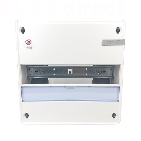 Digital Electric - LOT Coffret 1 rangée de 13 modules + porte - Réf. : 07811+07821