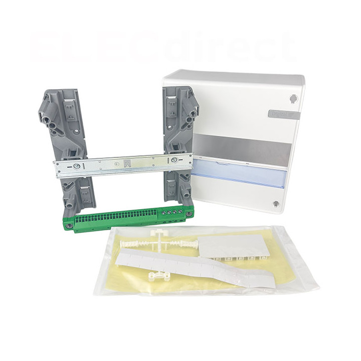 Digital Electric - LOT Coffret 1 rangée de 13 modules + porte - Réf. : 07811+07821