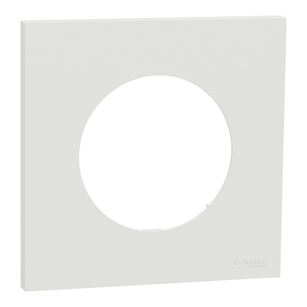 Schneider - Odace 2025 - Prise 2P+T affleurante avec chargeur USB-C + Plaque de finition - Blanc craie - Réf : S920042-P