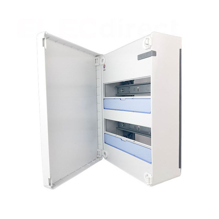 Digital Electric - LOT Coffret 2 rangées de 13 modules + porte - Réf. : 07812+07822