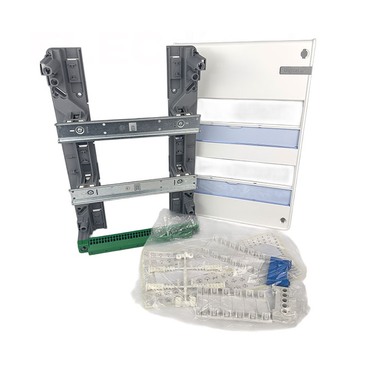 Digital Electric - LOT Coffret 2 rangées de 13 modules + porte - Réf. : 07812+07822
