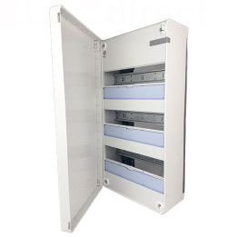 Digital Electric - LOT Coffret 3 rangées de 13 modules + porte - Réf. : 07813+07823