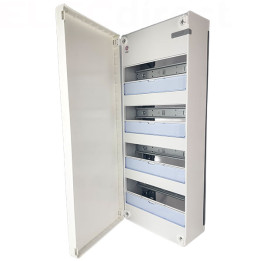 Digital Electric - LOT Coffret 4 rangées de 13 modules + porte - Réf. : 07814+07824