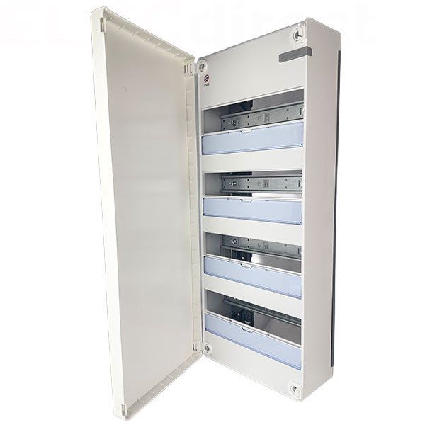 Digital Electric - LOT Coffret 4 rangées de 13 modules + porte - Réf. : 07814+07824