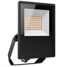 Miidex - Projecteur LED Noir - 30W - 3 CCT (2700K/3000K/4000K) - IP65 - Noir - Réf : 100740