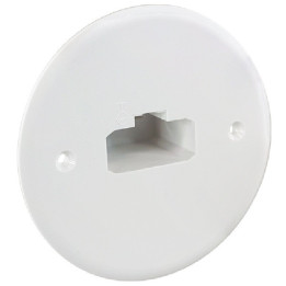 Eur'Ohm - Couvercle d'applique DCL pour boîte simple Ø67 mm - Réf : 53041
