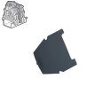 Legrand - Cloison séparation et isolement bloc Viking 3 à vis - 1 entr & 1 sort - Pas 5 à 10 mm - 037560
