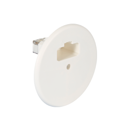 Eur'Ohm - Couvercle d'applique DCL point de centre pour boîte simple Ø67 mm - Réf : 53018