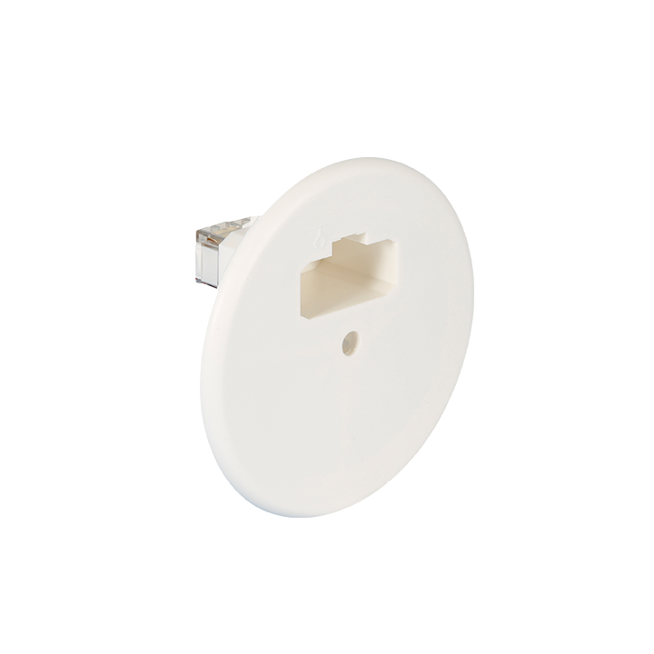 Eur'Ohm - Couvercle d'applique DCL point de centre pour boîte simple Ø67 mm - Réf : 53018