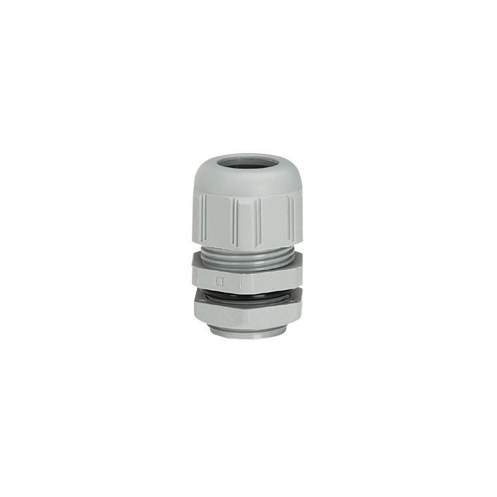Legrand - Presse-étoupe plastique - IP68 - ISO 20 - RAL 7001 - 098003