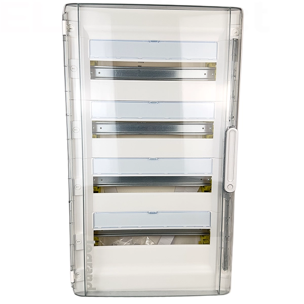 Legrand - Coffret de distribution 72 modules - 4R de 18M + porte transparente - XL3 125 - 401614+401874