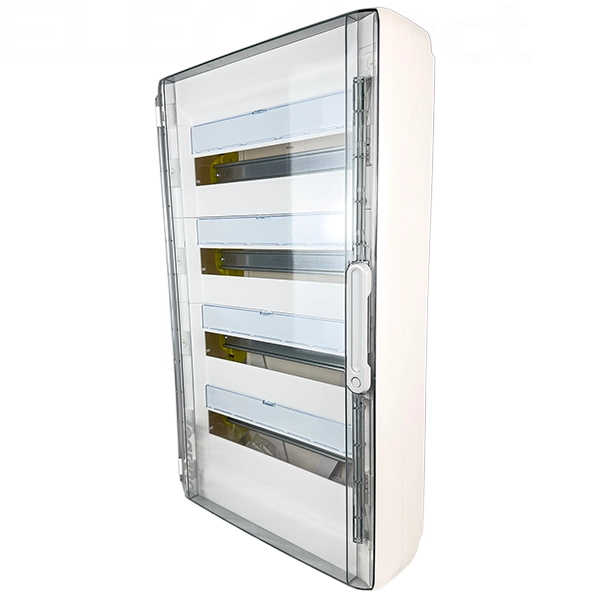 Legrand - Coffret de distribution 72 modules - 4R de 18M + porte transparente - XL3 125 - 401614+401874
