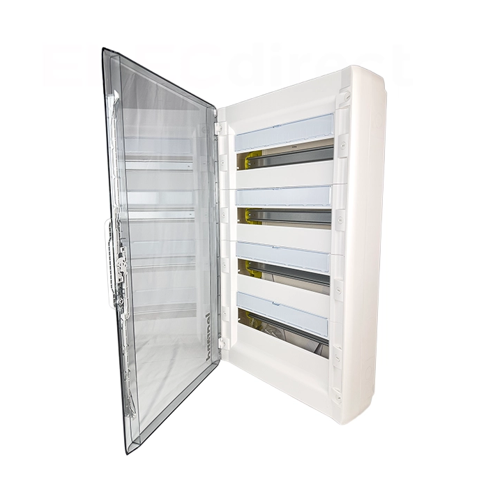 Legrand - Coffret de distribution 72 modules - 4R de 18M + porte transparente - XL3 125 - 401614+401874
