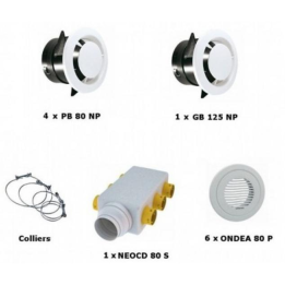 Atlantic - KIT accessoires pour réseau pour VMC double flux Primocosy HR et BP - Réf : 412239