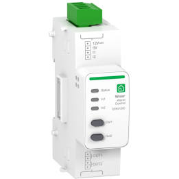 Schneider - Wiser Energy - Module récepteur 2 entrées + 2 sorties - Alarme + Contrôle + Comptage - Réf : EER31500R