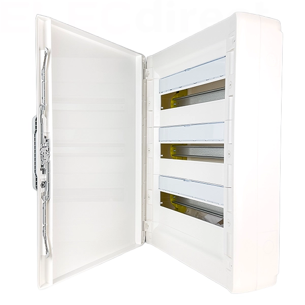 Legrand - XL3 125 - Coffret de distribution 3 rangée de 18 modules + porte - 54 modules - Réf. : 401613+401863