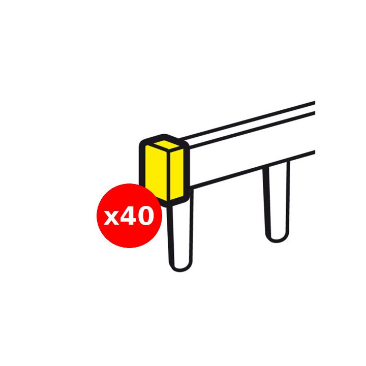 LEGRAND - LOT  - Capot d'extrémités pour peignes HX3 - Réf : 404989X40