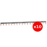 LEGRAND - LOT - Peigne HX optimisé uni long. 18 Modules - Réf : 404928X10
