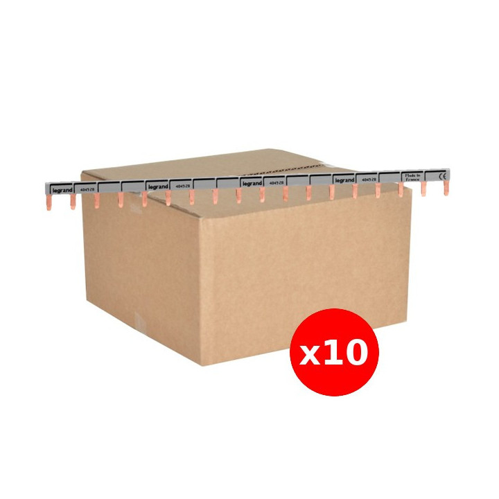 LEGRAND - LOT - Peigne HX optimisé uni long. 18 Modules - Réf : 404928X10