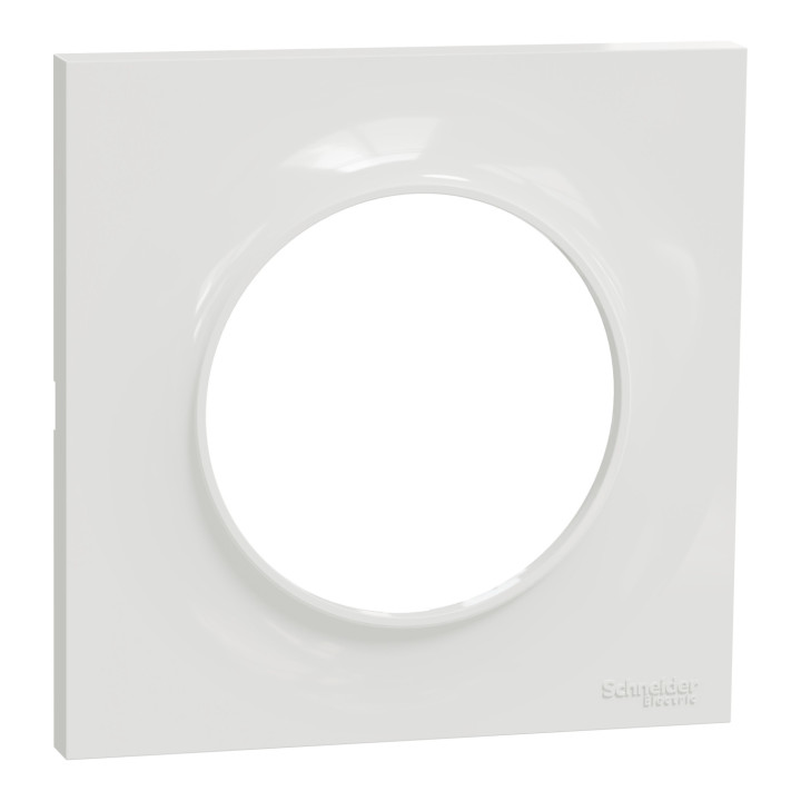 Schneider - Odace 2011 - Va-et-Vient + Plaque + Boîte d'encastrement SIB BBC - Blanc - Ref. : S520204 + S520702+ P36840