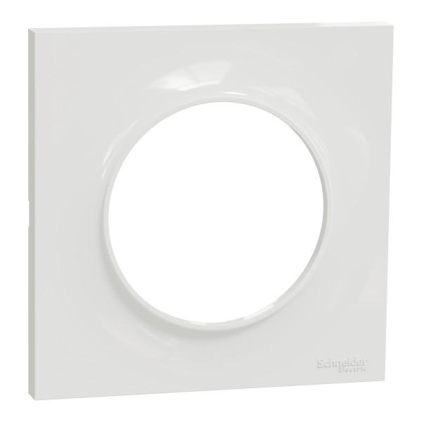 Schneider - Odace 2011 - Va-et-Vient + Plaque + Boîte d'encastrement SIB BBC - Blanc - Ref. : S520204 + S520702+ P36840