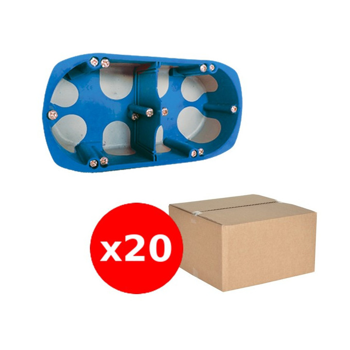 SIB - LOT de 20 Boîtes double BBC entraxe 71 mm Diam 67 - P32971x20