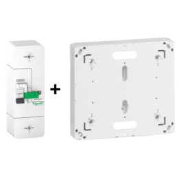 Disjoncteur de branchement EDF 15A/45A instantané + Platine Legrand - 500mA - bipolaire - Réf. : R9FT645+401191