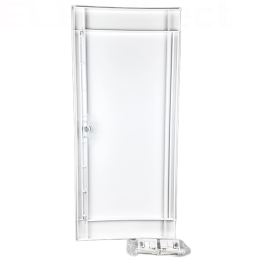 Schneider - PrismaSeT XS - Porte pleine RAL 9003 pour coffret 4 rangées - 13 modules - Réf : LVSXDP413