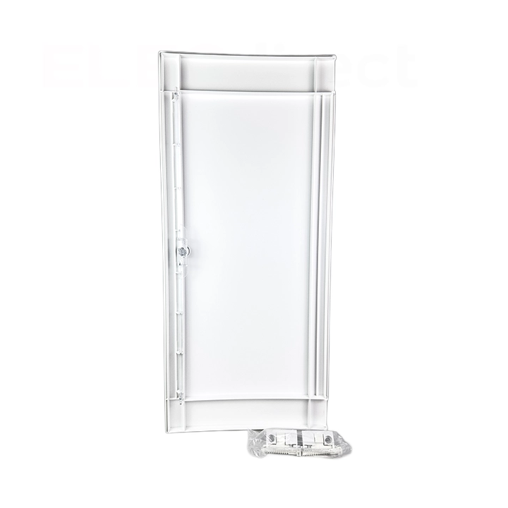 Schneider - PrismaSeT XS - Porte pleine RAL 9003 pour coffret 4 rangées - 13 modules - Réf : LVSXDP413