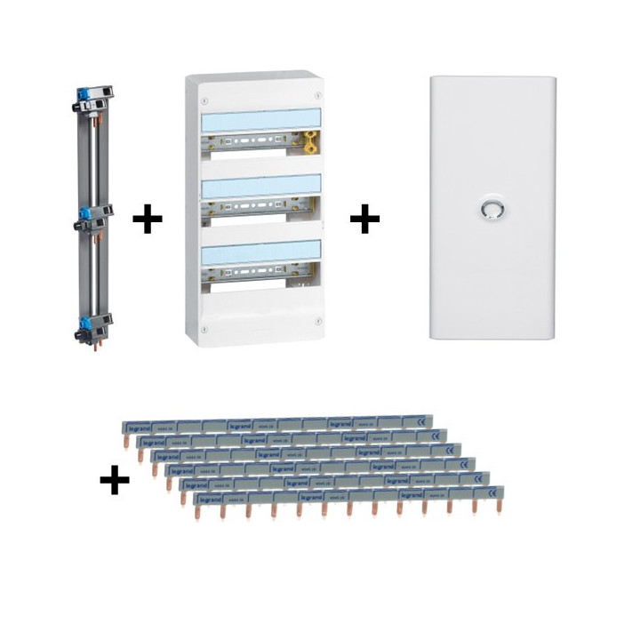 Legrand - DRIVIA - Coffret 3x13 + Peigne + Porte - Ref. : 401213+405001+404926x6+401333