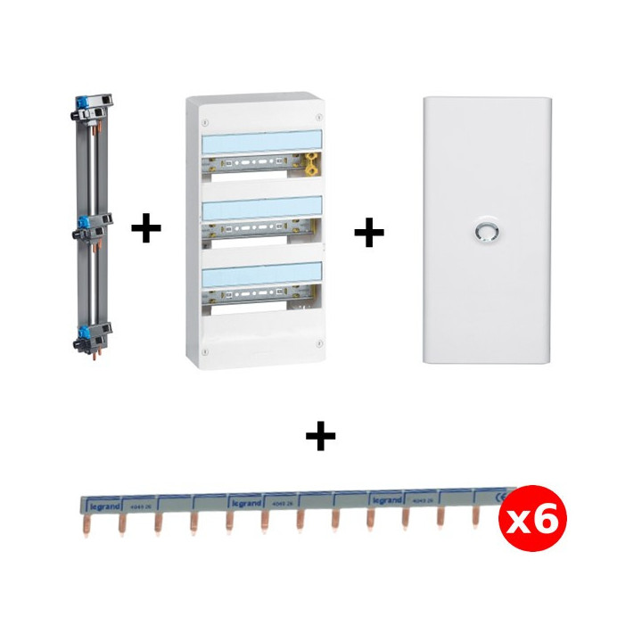 Legrand - DRIVIA - Coffret 3x13 + Peigne + Porte - Ref. : 401213+405001+404926x6+401333