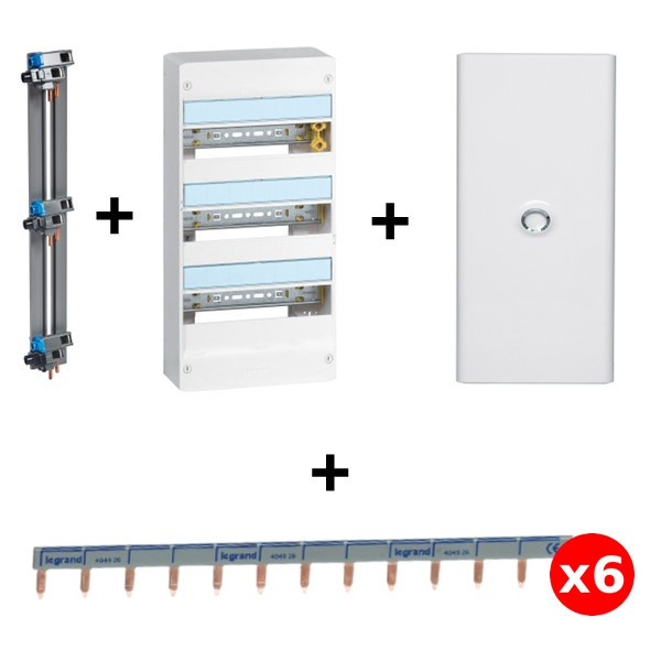 Legrand - DRIVIA - Coffret 3x13 + Peigne + Porte - Ref. : 401213+405001+404926x6+401333