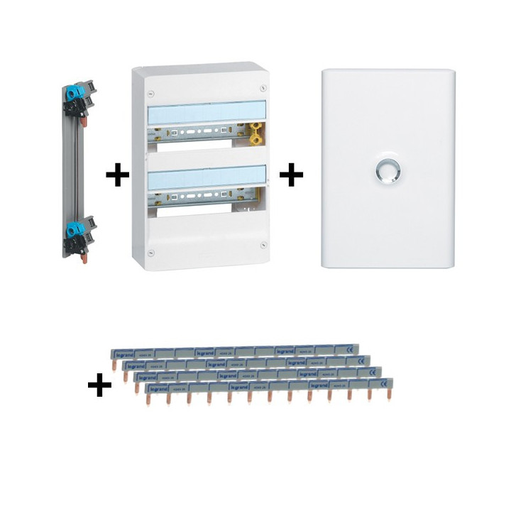 Legrand - DRIVIA - Coffret 2x13 + Peigne + Porte - Ref. : 401212+405000+404926x4+401332