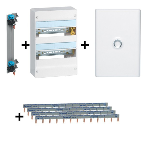 Legrand - DRIVIA - Coffret 2x13 + Peigne + Porte - Ref. : 401212+405000+404926x4+401332
