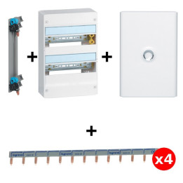 Legrand - DRIVIA - Coffret 2x13 + Peigne + Porte - Ref. : 401212+405000+404926x4+401332