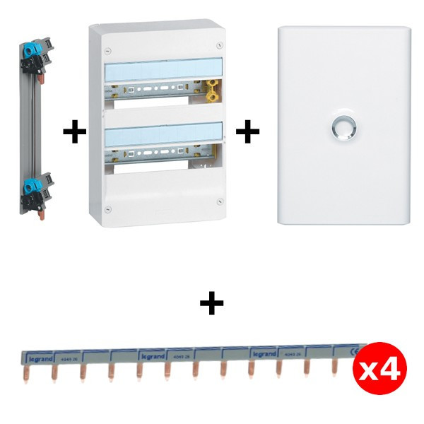 Legrand - DRIVIA - Coffret 2x13 + Peigne + Porte - Ref. : 401212+405000+404926x4+401332