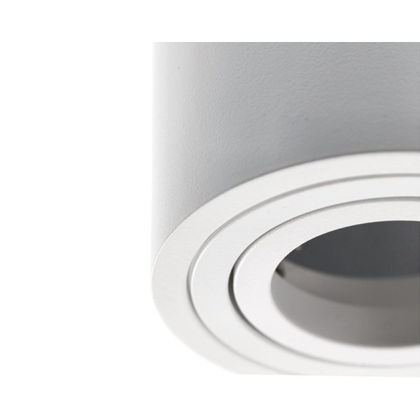 GTV Lighting - Plafonnier AVEIRO 2xGU10 - Blanc - 230V - Réf : OS-AV80160OK2-10