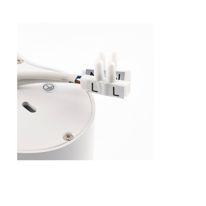 GTV Lighting - Plafonnier AVEIRO 2xGU10 - Blanc - 230V - Réf : OS-AV80160OK2-10