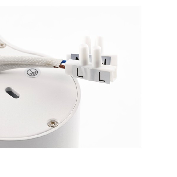 GTV Lighting - Plafonnier AVEIRO 2xGU10 - Blanc - 230V - Réf : OS-AV80160OK2-10