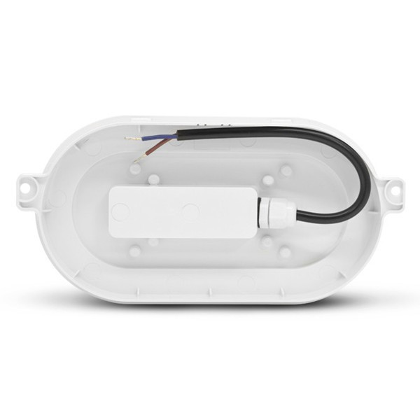 Miidex - Plafonnier LED Ovale - 12W - 1050 Lm - 4000°K - Réf : 77910