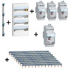 Legrand - DRIVIA -Coffret 4x13 + Peigne V et H + ID 40A Type A et AC - Ref. : 401214+411617+411611(X3)+405002+404926(X8)