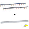 Legrand - Peignes HX3 Phase + Neutre + Cache dents Legrand - Réf. :  404926x2+404988