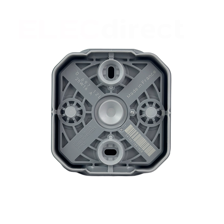 Legrand - Plexo L - Interrupteur ou Va-et-Vient témoin 10A - 250V - Saillie - Gris - IP55/IK08 - Réf : 069712L