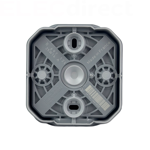 Legrand - Plexo L - Interrupteur ou Va-et-Vient témoin 10A - 250V - Saillie - Gris - IP55/IK08 - Réf : 069712L