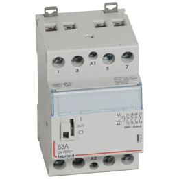 Legrand - Contacteur de puissance bobine 230 V~ - 4P - 250 V~ - 63 A - 4O - 3 mod - Réf. : 412557