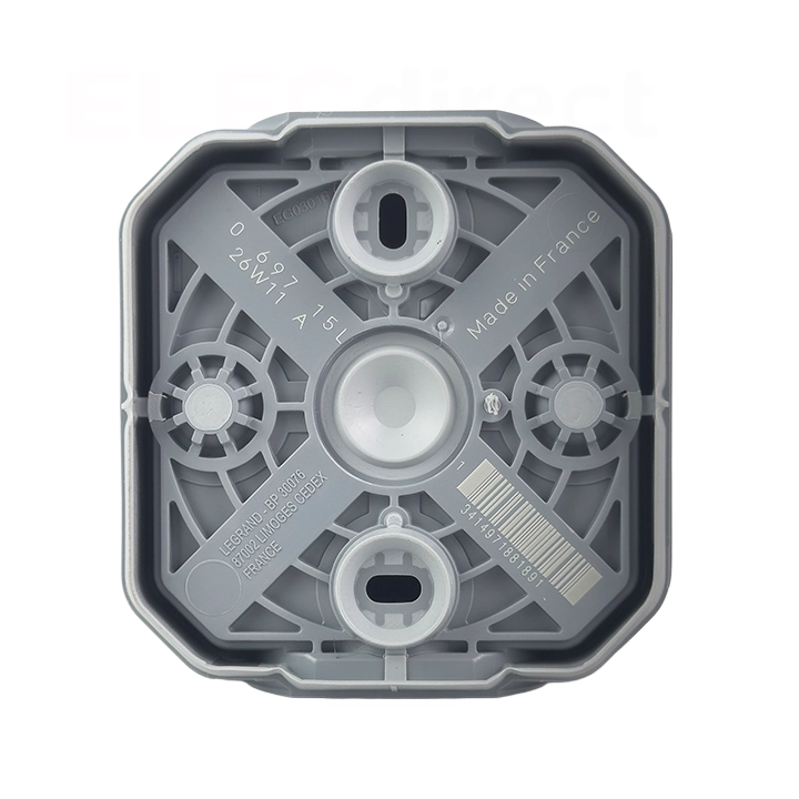 Legrand - Plexo L - Commande double - 3 fonctions - saillie - IP55/IK08 - Gris - Réf : 069715L