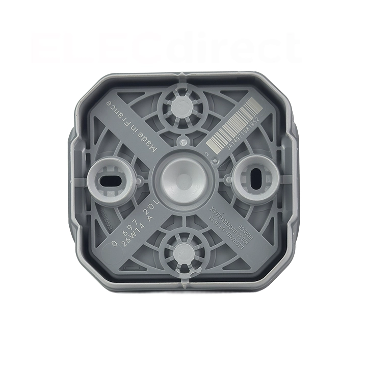 Legrand - Plexo L - Bouton poussoir - Saillie - Gris - 10A - IP55/IK08 - Réf : 069720L